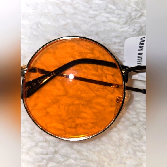 Urban Outfitters Waverly Round Metal Frame Sunglasses NEW - Picture 3 of 7